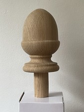 Oak Acorn Newel Cap.
