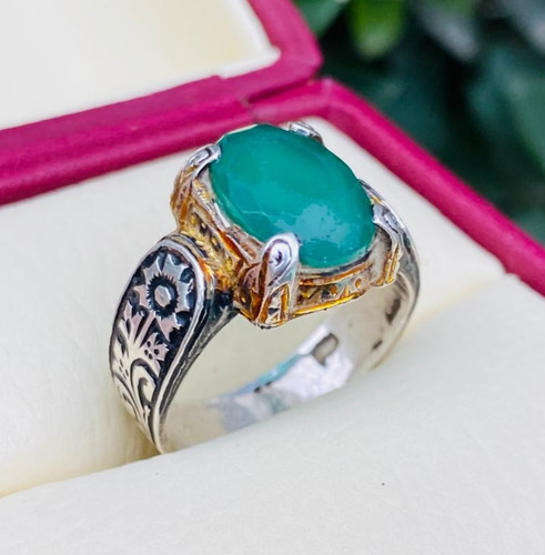 Emerald stone antique - stone,,
