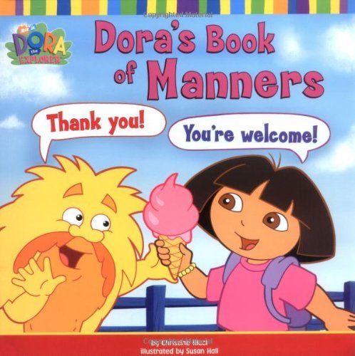 Dora book manners - book,