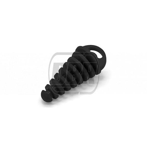 Black 37mm exhaust - 15-37mm, wash