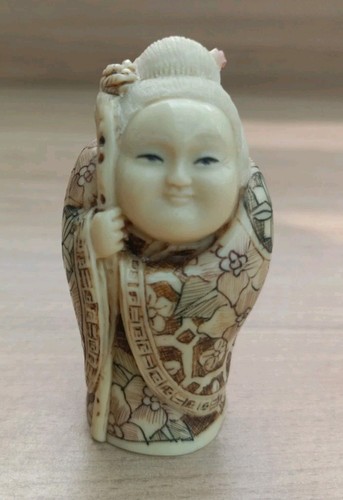 Vintage japanese resin netsuke - resin,