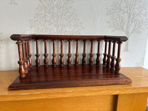 Mahogany library balustrade - mahogany,