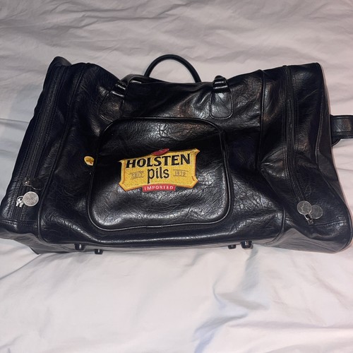 Holsten pils leather holdall - holsten,