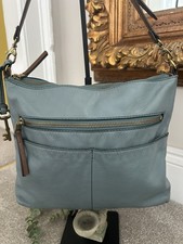 Fossil Blue Green Leather