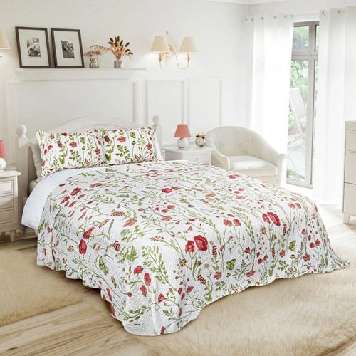 Poppy luxury quilted - quilted, thin