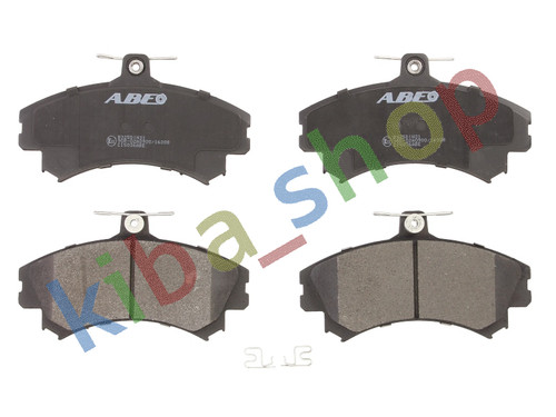Front axle brake pads - axle,