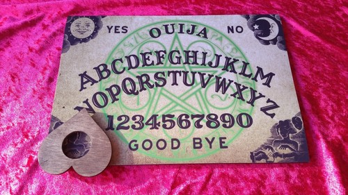 Wooden ouija board - game, &