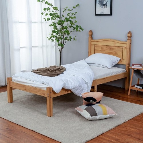 Corona bed frame - bed, pine