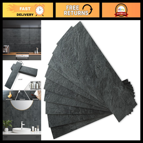 Piece black slate peel and - 40-piece,
