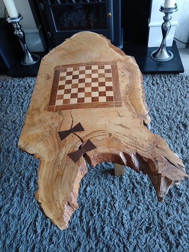 Hand made chess table - table, with