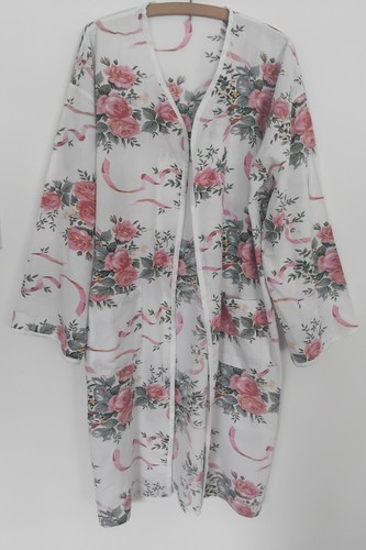 Vintage white cotton floral - vintage,