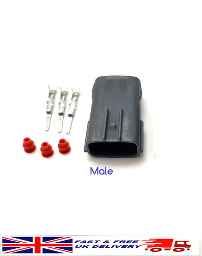3pin male connector plug - 3pin,