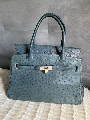 Asprey exotic leather bag - .,