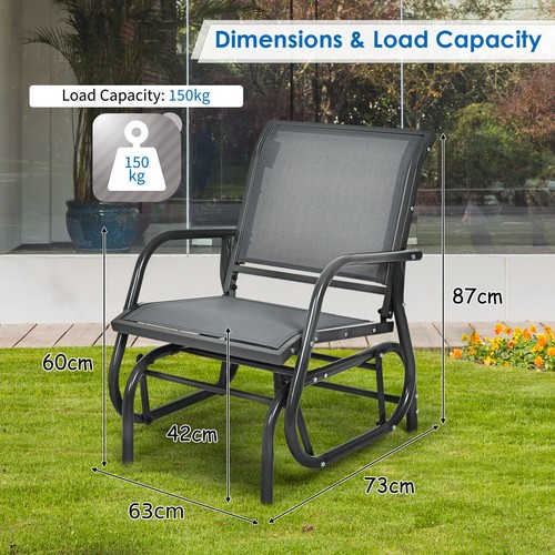 Swing glider chair outdoor - glider, chair,