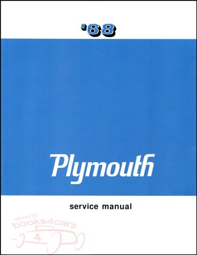 Plymouth 1968 manual service - plymouth,