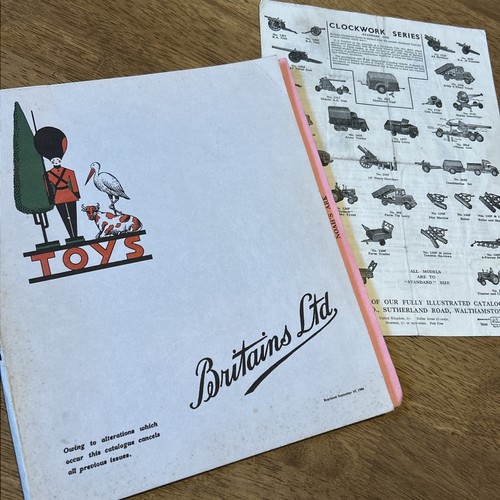 Britains ltd toys catalogue - britains,