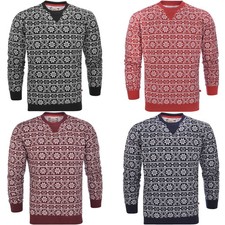 Mens Womens Fairisle Nordic Christmas Xmas Festive Jumper Sweater Sweatshirt Top