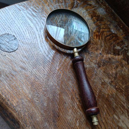 Rustic wooden handle - wooden,