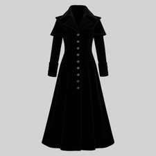 Women Black Velvet Gothic