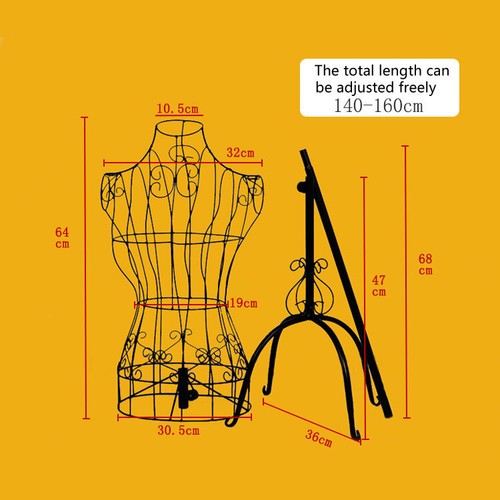 Half body dress form wire - body,