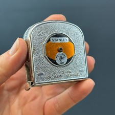 VINTAGE STANLEY NO.1210ME 10FT 3M METAL PULL TAPE MEASURE