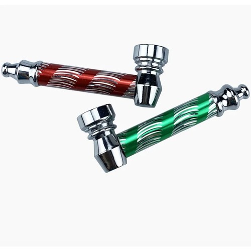 Metal smoking pipe with - smoking, 5