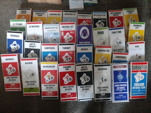 Subbuteo empty boxes - empty,