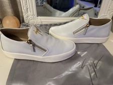 Mens White Sneakers By Zanotti