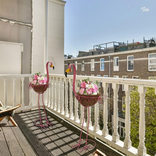 Flamingo planter decorative - flamingo,