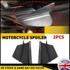 Carbon Fiber Motorcycle Body Side Winglet Air Deflector Wing Spoiler Accessories