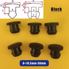 10.5-30mm Black Snap-on Hole