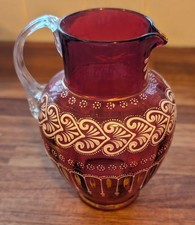 Hand-Blown Glass Jug/Pitcher