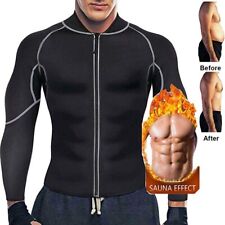 Tuta Uomo Palestra Neoprene Sauna Ultra Sweat Body Shaper Dimagrante reb