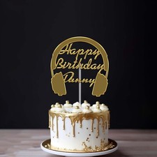 Personalised Headphones Cake
