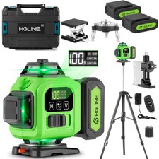 16 Line 4D Laser Level Self-Leveling 360 Cross Line Green Beam Measure Tool