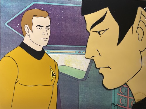 Star trek animation cel - trek,