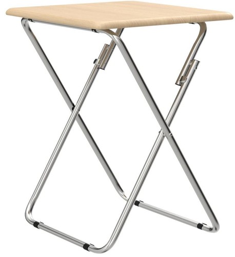Wooden top metal legs folding - top,