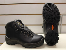 Grisport Peaklander Waterproof Walking Trail Boots Black Leather UK 4 EU 37