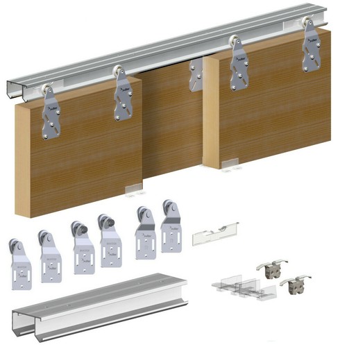 Double sliding rail - sliding, track