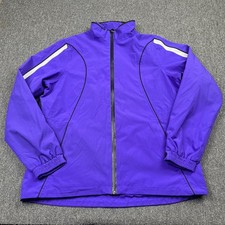 Sunderland Of Scotland Jacket Womens Medium Purple Windbreaker Golf Activewear