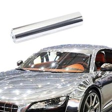 Auto Chrome silver Vinyl Wrap Sticker Decal Film Sheet for Bike