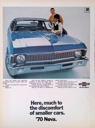 Print 1970 blue chevy - print,