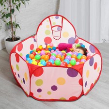 Folding Baby Playpen Children Kid Safety Fence IndoorOutdoor Ocean Ball Pit Play