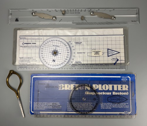 Vintage marine navigation set - marine,