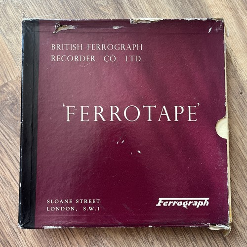 Ferrotape british ferrograph - ferrotape,