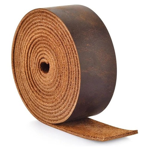 Genuine leather strip - strip, top