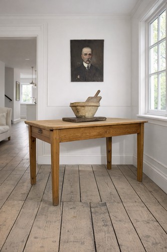 Antique pine kitchen - kitchen, dining