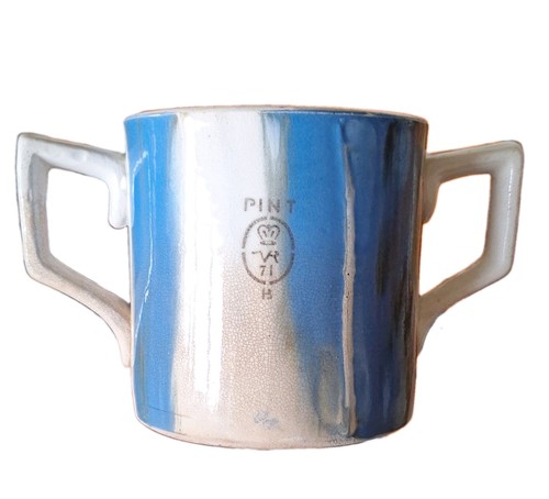 Rare mochaware blue white drip - rare,