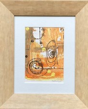 Original framed abstract