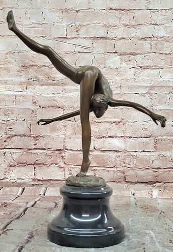 Dancer gymnast pure bronze - dancer,